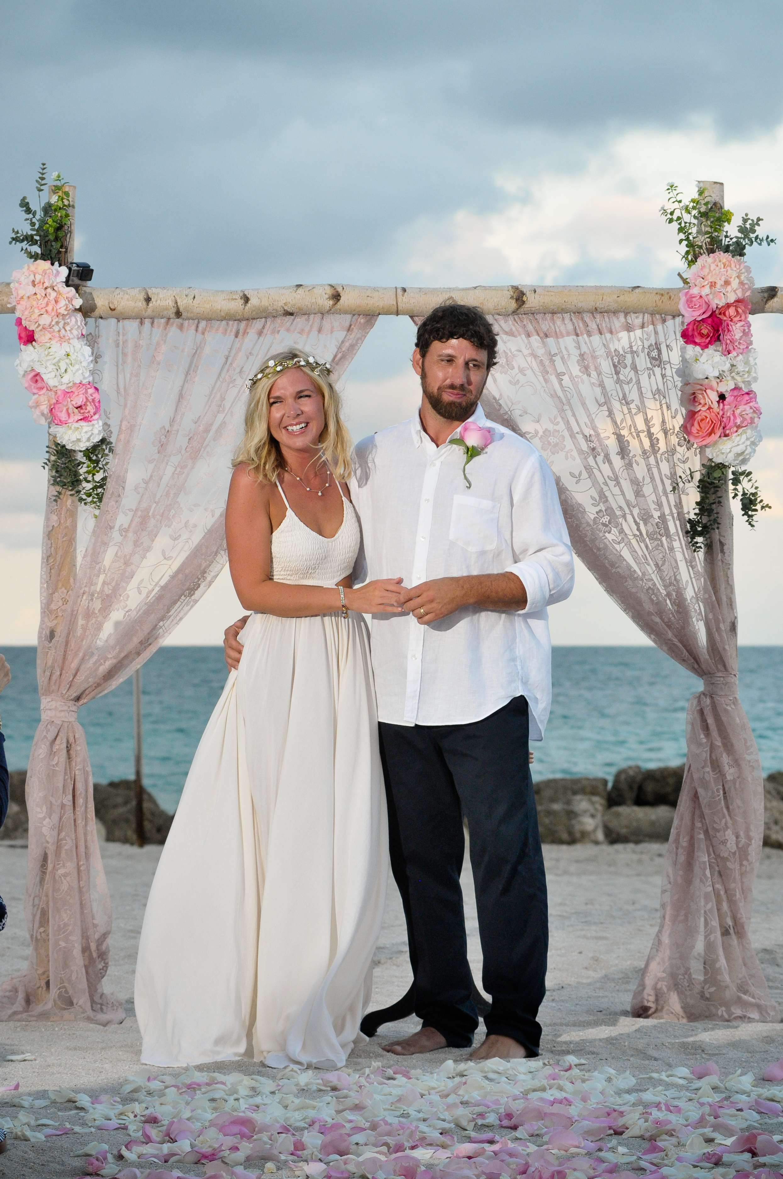 Miami Beach Wedding At Sunset Wedding Bells Seashells Wedding