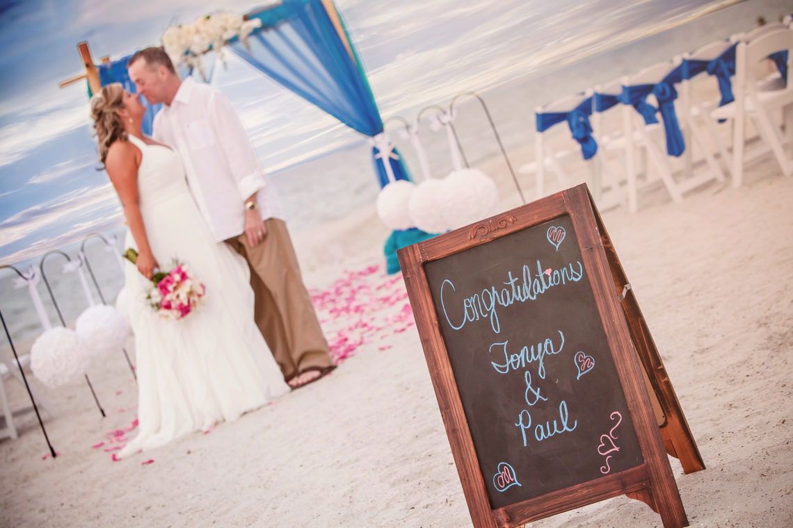 Pre-Cruise Beach Wedding