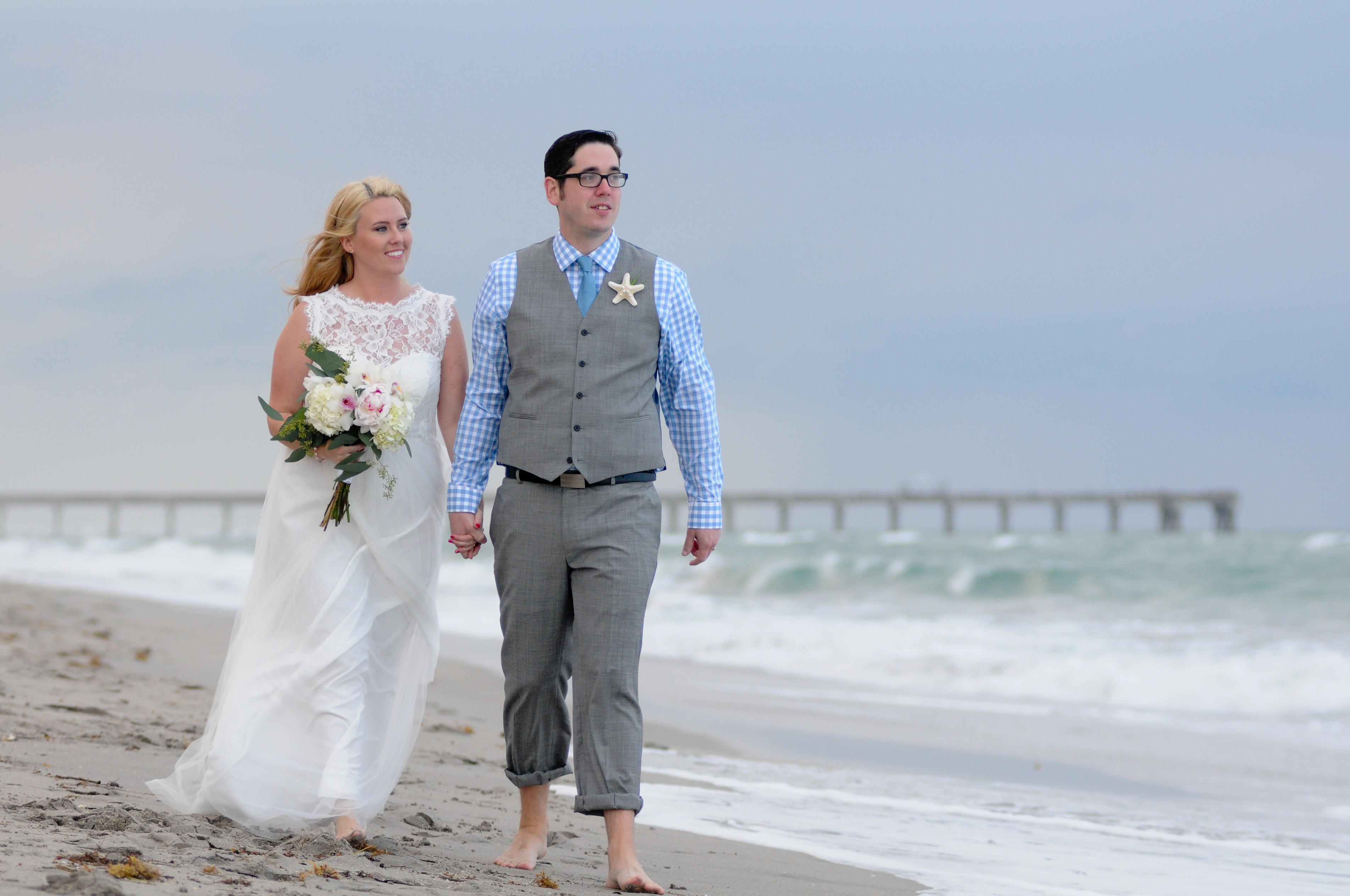 Simple Juno Beach Wedding