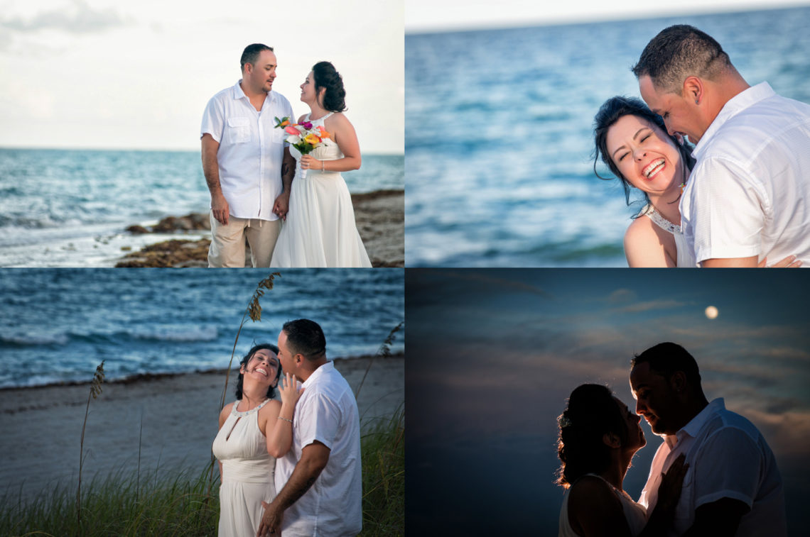 Hollywood Beach Wedding Romantic Pictures