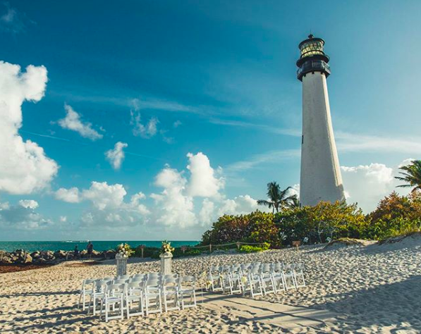 Key Biscayne Beach Wedding at Bill Baggs Cape Florida State Park