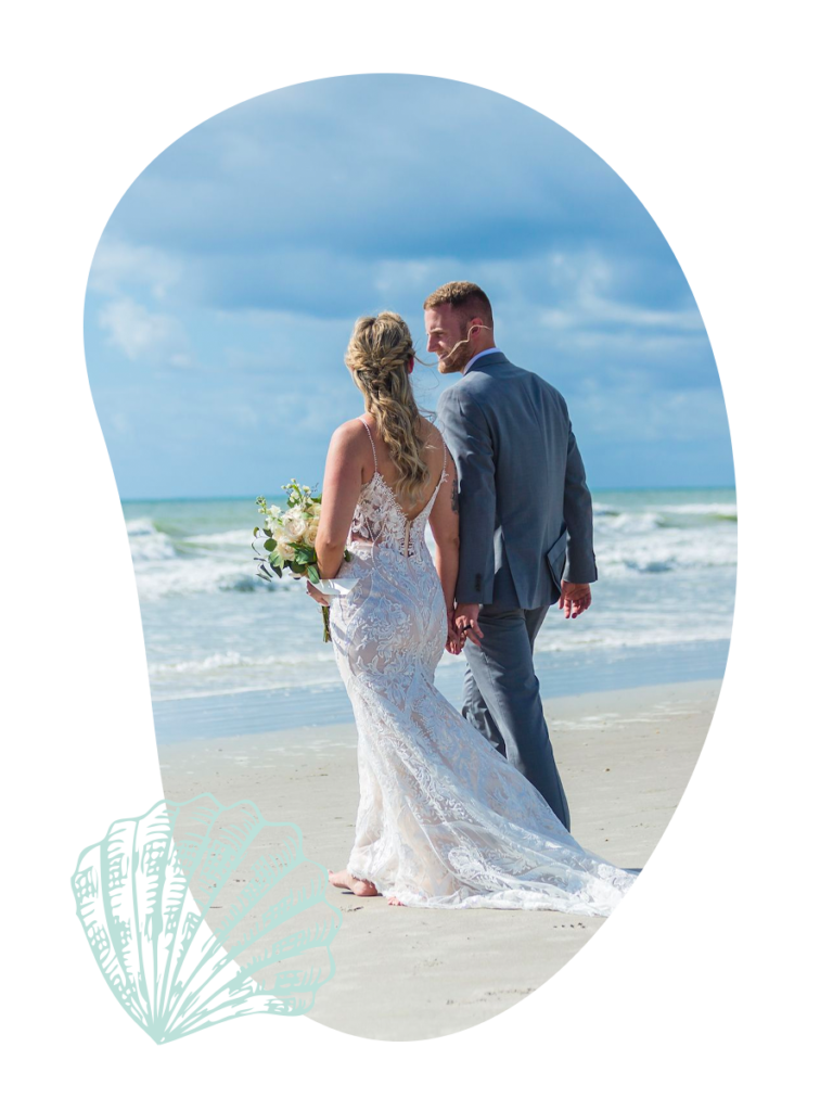 simple elegant Key Biscayne Beach Wedding
