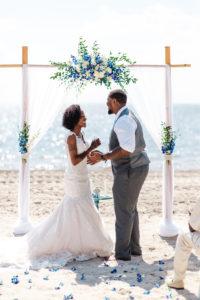 Intimate Beach Wedding at Crandon Park