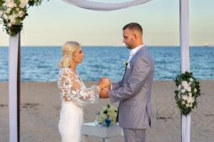 simple florida wedding by the beach