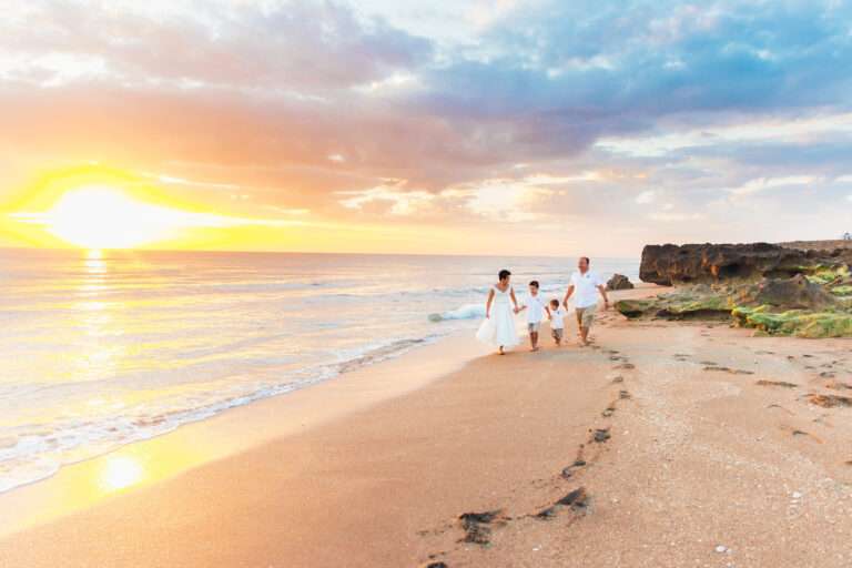 Stuart Florida Beach Wedding at Sunrise