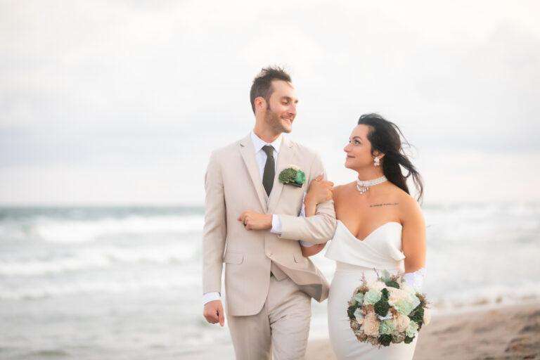 Boca Raton Beach Elopement Romance