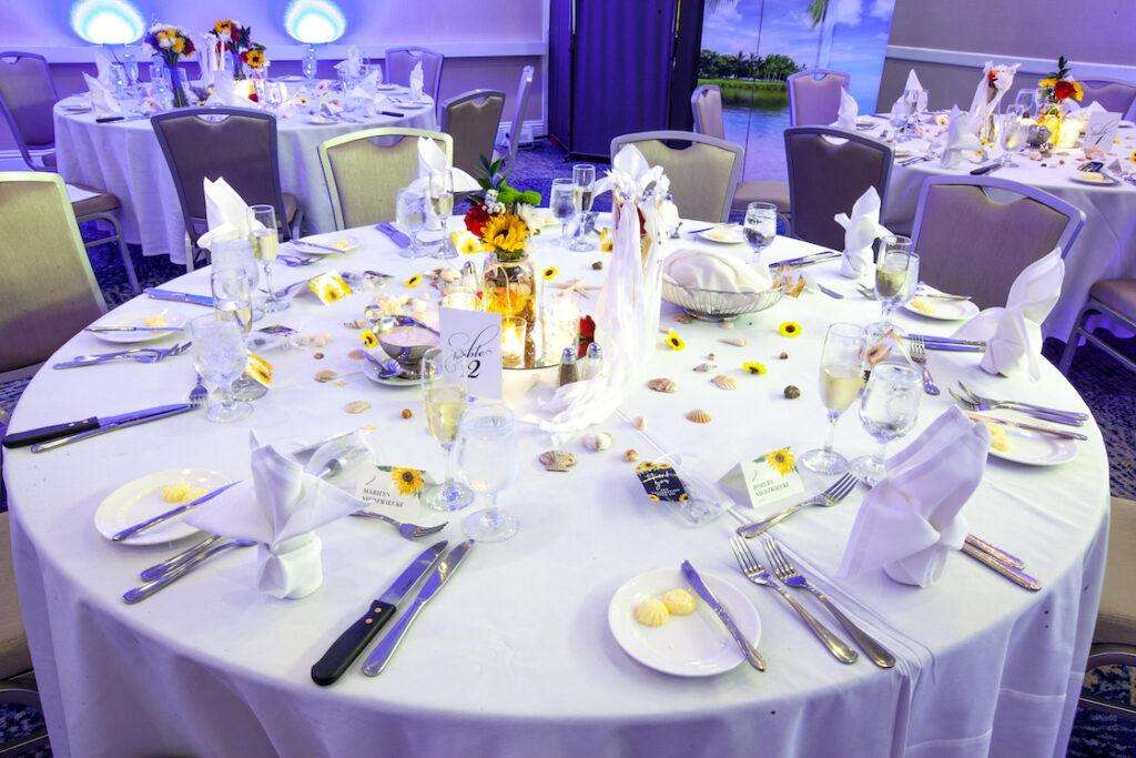 Tablescape design for weddings in Florida