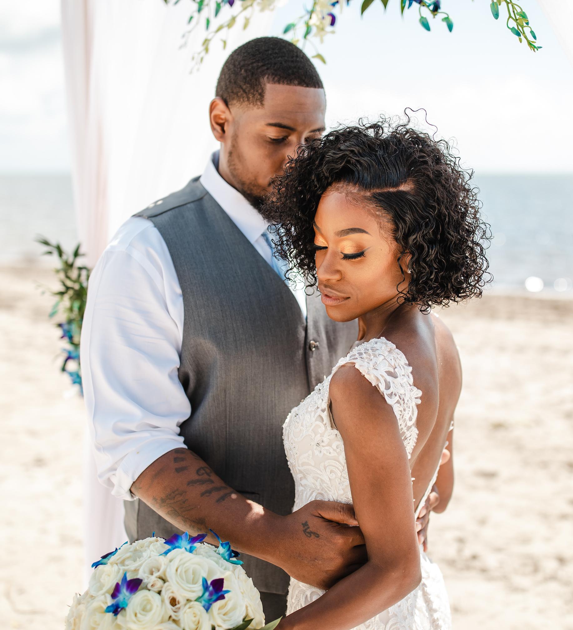 Crandon-Park-Beach-Wedding-couple-closeup Crandon-Park-Beach-Wedding-couple-closeup